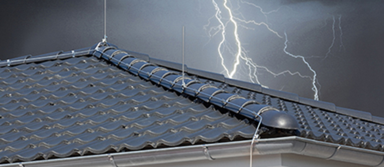 Äußerer Blitzschutz bei Elektro Auer in Oberickelsheim